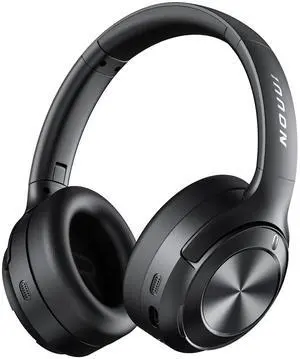 Hybrid Active Noise Cancelling Headphones, Wireless Bluetooth Headphones with Hi-Res Audio, Deep Bass, Transparent Mode, 70H Playtime Over Ear Bluetooth Headset with Fast Charging for Travel/Office/PC