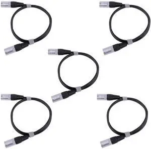 BESCOOS RJ45 CAT5E Ethercon Cable Both Ends with Ethernet Shielded Connectors (Black, 3Feet_5PCS) BESCOOS RJ45 CAT5E Ethercon Cable Both Ends with Ethernet Shielded Connectors (Black, 3Feet_5PCS)