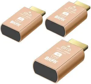 4K 120Hz hdmi Dummy Plug - Display to hdmi Adapter, Luna Display Virtual Window for Home-edid Emulator-Dummy, displayport Headless dummie dongle(HDMI-2.1port-4K-120Hz-3P)