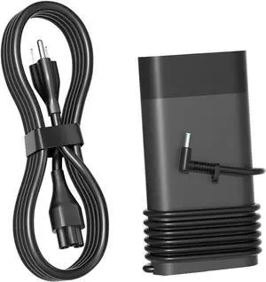 PowerPortnerLink 230W AC Charger Compatible with HP Omen 15 16 17 Omen Max/Transcend Victus Gaming 15 16 ZBook Fury 18 16 G1i G9 G10 G11 Laptop Adapter Smart Blue Tip