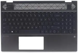 New Palmrest for HP Pavilion X360 15T-CR00 15-CR 15-cr0091ms 15-cr0037wm Upper Case with Backlit Keyboard L20849-001