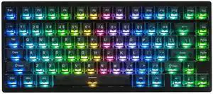 IROK MG75MAX 81 Keys Wired Magnetic Switch Keyboard, 256KHZ Single Key Scan Rate, PCB Nano-Coating Waterproof, Hall Effect, 8KHZ/ARGB/CNC Aluminum Gaming Keyboard(Black)