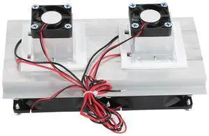 Acouto Thermoelectric Cooler Semiconductor Refrigeration Cooling Device 12A 12V DIY Mini Fridge Cooling Peltier Effect Plate Module