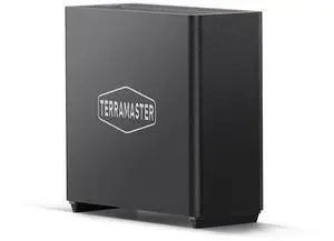 TERRAMASTER D4 SSD NVMe Enclosure - 40Gbps 4Bay, USB Storage Type-C Supports 4xM.2 NVMe 2280 SSDs, Compatible with USB 4/3.2/3.1/3.0, Thunderbolt 5/4/3, Mobile App for Data Backup Included (Diskless)