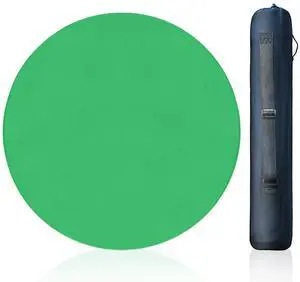 LERYG Large Round Tabletop Game Playmat,Rubber Table Mat Suitable for Playing Poker,Card,and Roleplaying Games.(80cmGreen)