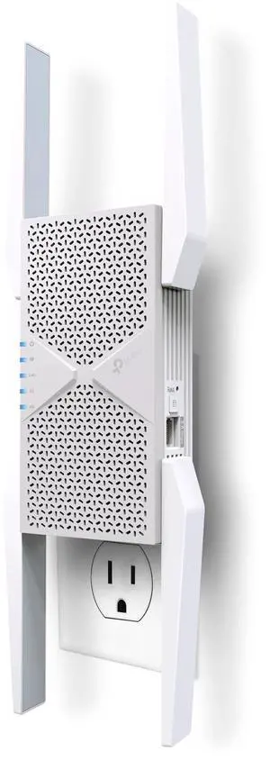 TP-Link BE10000 Wi-Fi 7 Range Extender RE653BE | 10 Gbps Tri-Band Wireless Repeater | 2.5 Gbps Ethernet Port | Internet Signal Booster for Home | Up to 2800 sq.ft, 128 Devices | 6 GHz, MLO, EasyMesh