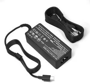 65W USB C Charger Fit for LG Gram Laptop 14" 15" 16" 17" Series 14Z90N 14Z90P 15Z90N 16Z90P 17Z90N 17Z90P Fast Charging Adapter Power Cord