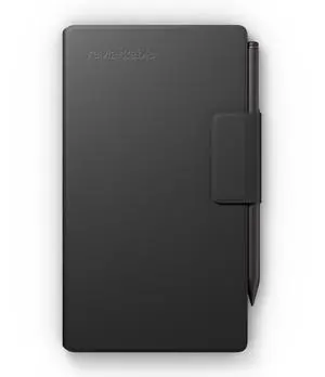 reMarkable Paper Pro Move - Black Leather Book Folio for Your 7.3'' Paper Tablet
