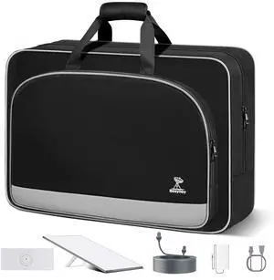Bosynoy Carrying Case Compatible with Starlink Gen 3, Case Compatible with Starlink Satellite Dishes Gen 3 Accessories, Waterproof Bag with Inner Pocket, Shockproof Travel Bag for Camping and RV