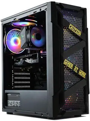 MXZ Gaming Desktop PC Computer I5 9400F,RTX3050, B365,8G DDR4, NVME 500G SSD, 5 RBG Fans, Windows 11 Pro Ready to use, 9400F| RTX3050