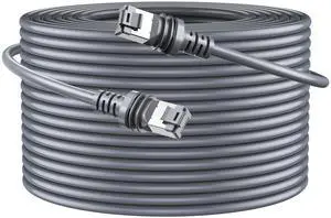 Ohmvolta Starlink Gen 3 Cable 200FT/60M for Starlink Standard Generation 3, Waterproof Ethernet Replacement Cable, for Starlink Rectangular Satellite Gen 3 Cable Extension Accessories (200FT/60M)