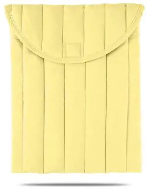 Puffy Laptop Sleeve 13-14 Inch Yellow, Protective Carrying Case for Men and Women, Cute Case Bag Compatible with 13 and 14 Inch Laptops, for MacBook Air M2, Asus/Dell Xps in Cover