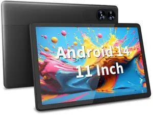 VOLENTEX 11 Inch Tablet Android 14 Tablet,128GB Pad with Protective Case, Octa Core Processor, WiFi 6, 11'' IPS HD Display, 8000mAh Battery, 2+8MP Dual Camera