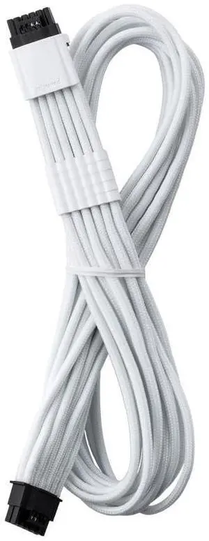 CableMod Universal Pro ModFlex Sleeved 12V-2x6 12VHPWR StealthSense PCIe Cable (White)