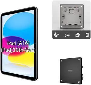Zilvex Wall Mount Charging Kit for Apple iPad 10th 10.9in & iPad (A16) 11 in  Magnetic Tablet Wall Mount with 15W Fast Charging, TPU Protective Case, Smart Home Hub Integration