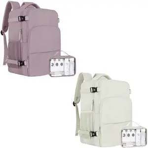 Sinaliy Travel Backpack, Personal Item Size Airline Approved, Backpack with Multi-Pockets, College Backpack Bag, Waterproof Carry On Business Backpack