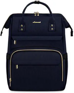 LOVEVOOK Laptop Backpack for Women,15.6 Inch Professional Womens Travel Backpack Purse Computer Laptop Bag Nurse Teacher Backpack,Waterproof College Work Bags Back Pack with USB Port,Royal Blue-2