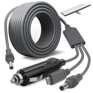 GEEKERA 3 in 1 Starlink Mini Cable, 10FT/3M USB C/Car Charger/DC to DC Starlink Replacement Cable, Waterproof & Durable Power Cable Accessories