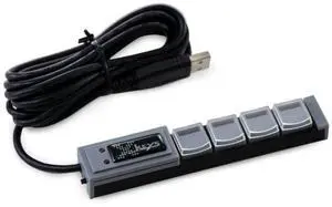 X-keys USB Stick Keys Programmable Keyboard (XK-4 Key)