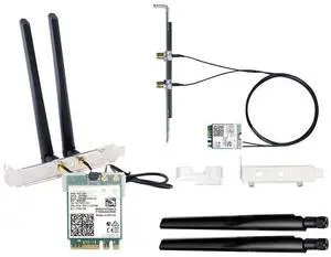 AX210 WiFi 6E WiFi Card M.2 NGFF Mini Desktop kit Adapter 6GHz BT5.3 Wireless 802.11ax 5400Mbps 2.4Ghz 5Ghz Support OFDMA MU-MIMO AX210NGW Gigabit Network Card AX210 WiFi 6E WiFi Card M.2 NGFF Mini Desktop kit Adapter 6GHz BT5.3 Wireless 802.11ax 5400Mbps 2.4Ghz 5Ghz Support OFDMA MU-MIMO AX210NGW Gigabit Network Card