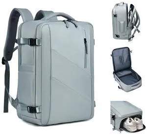 ORILOOSEN Travel laptop backpack men women, Airline Approved Carry on bags,chest straps, for travel, business trips, work and study (01#Light Green) ORILOOSEN Travel laptop backpack men women, Airline Approved Carry on bags,chest straps, for travel, business trips, work and study (01#Light Green)