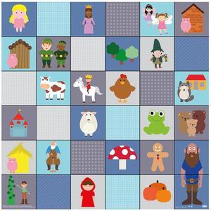 TTS  Fairy Tale Activity Mat for Loti-Bot STEAM Coding Robot Interactive STEM Learning Toy Play Mat for Kids