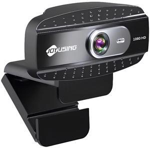 JOYUSING N300 Streaming Webcam - Full HD 1080p, 3MP Resolution, Built-in Noise-Canceling Mic, 90° Wide Angle, Stretchable Clip, Wide Dynamic Range, for Streaming, Meetings, Online Classes