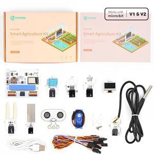 ElecFreaks micro:bit Smart Agriculture Kit - DIY STEM Coding Kit with Electronics Sensors, Learn Programming & Robotics, Perfect for Kids & Beginners (micro:bit Board Not Included)