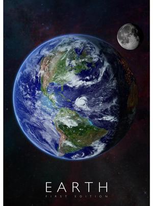 Curiscope Multiverse Interactive Poster Series A1 Size | High-Quality Litho Print | Explore the Universe | Perfect for Homes & Classrooms Earth