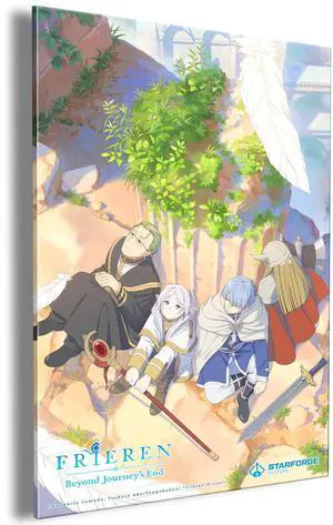 Party of Heroes - Frieren: Beyond Journey's End Anime UV Printed Acrylic Wall Art 16in x 24in