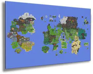 Gielinor - Old School RuneScape UV Printed Acrylic Wall Art - 16in x 24in