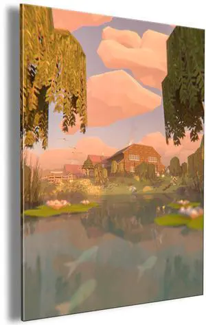 Just Chillin' - Old School RuneScape UV Printed Acrylic Wall Art - 16in x 24in