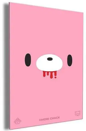 Stare Bear - Gloomy Bear Acrylic UV Printed Acrylic Wall Art - 16in x 24in