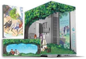 Starforge - Frieren: Beyond Journeys End Computer Case Bundle  Lian Li O11 Dynamic EVO RGB EATX/ATX/mATX PC Tower  with Embossed & UV Printed Artwork
