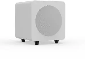 Kanto SUB6VMWW Sealed Powered Subwoofer | 200W Peak Power | 6 Woofer | Quick & Accurate Bass | Ultra-Compact Design | Matte White w/White Grille Kanto SUB6VMWW Sealed Powered Subwoofer | 200W Peak Power | 6 Woofer | Quick & Accurate Bass | Ultra-Compact Design | Matte White w/White Grille