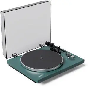 Kanto OBI3G2 Gen2 Auto Stop Belt Drive Turntable w/Bluetooth 5.3 & Preamp - Pitch Control - AT3600L Cartridge - Aluminum Platter - Matte Green Kanto OBI3G2 Gen2 Auto Stop Belt Drive Turntable w/Bluetooth 5.3 & Preamp - Pitch Control - AT3600L Cartridge - Aluminum Platter - Matte Green