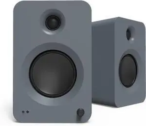 Kanto REN 200W Powered Speaker System with HDMI ARC Input for TV & Home Theater | USB-C and Bluetooth 5.3 | High/Low Pass Filter | Pair | Matte Grey
