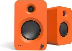 Kanto REN 200W Powered Speaker System with HDMI ARC Input for TV & Home Theater | USB-C and Bluetooth 5.3 | High/Low Pass Filter | Pair | Matte Orange