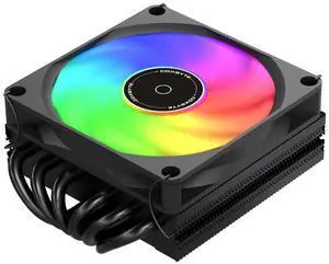 COXBYTE CFan-30V6 6 Heat Pipes Down-pressure CPU Air-cooling Cooler 45MM High 9CM Fan for LGA1200/1700/AM4/5 ITX Chassis CFan30V6 B ARGB