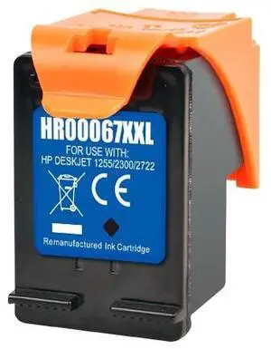 Around The Office Compatible Black Ink Cartridge replacement for HP 3YM56AN/3YM57AN/3YM59AN #67XXLBK