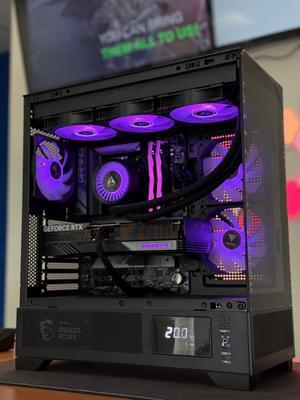 FPS Grim Reaper Hall of Tech Gaming PC Ryzen 7 9700X 3.8 GHz (5.5GHz Turbo Boost), AMD RX 9070 XT 16GB GDDR6, 2TB SSD, 32GB DDR5 RAM 6000 RGB,  360mm AIO, Wi-Fi, Win 11