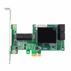 eShinreal PCIe x1 to 8 Port SATA 6Gb/s SAS/SATA Expansion Card