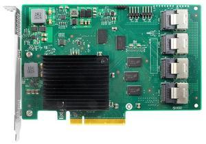 eShinreal PCIe x8 to 16 Port SFF-8087 6Gb/s Expansion Card-SAS 2116 Controller
