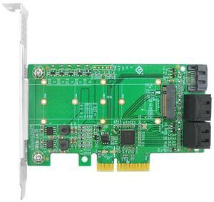 eShinreal  PCIe3.0 x4 to 5 ports SATA 6Gb/s Expansion Card