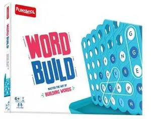 Livevie Word Build - 2 Player Word Building Strategy Game with Grid and Tray