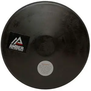 Amber Sporting Goods Robust Rubber Discus Durable 2 KG Training Tool for Beginners & High School Athletes, Floor-Safe Design