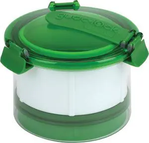 Livevie Guacamole Keeper Airtight Snap Closure Container Shatterproof BPA-Free Plastic Dishwasher Safe for Fresh Dips 12-24 Ounces