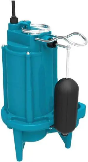Livevie  Leo Pump Robust Sewage Pump: 2,NPT Discharge, Handles 2,Solids, Efficient & Reliable - Ideal for Residential, Commercial, & Industrial Use, USC-500SE-R, 1/2HP 115V/60HZ