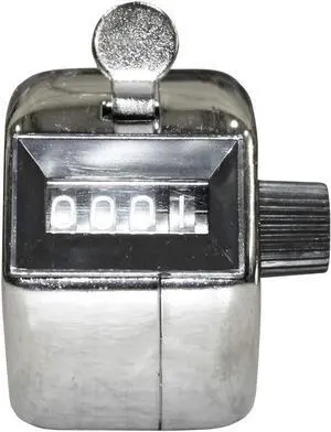 Amber Fight Gear Tally Counter Handheld, Mechanical Clicker with Finger Ring for Boxing, Track, Golf, Soccer, Walking, Carrom, and More Activities