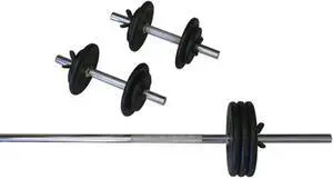 Amber Fight Gear Amber Sports 160-Pound Standard Weight Set